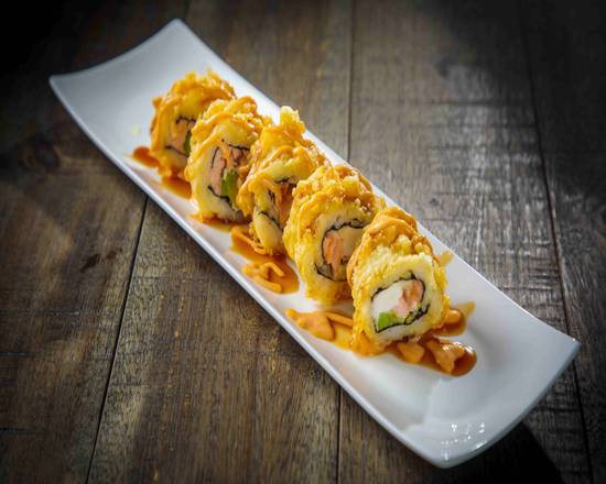 Order Philly Deep Roll food online from Hikari Sushi store, Los Angeles on bringmethat.com