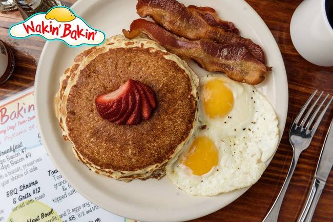 Order Pancakes. food online from Wakin' Bakin' store, New Orleans on bringmethat.com