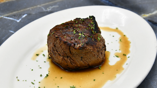Order Center-Cut Filet Mignon 12 oz. food online from Morton The Steakhouse store, King of Prussia on bringmethat.com