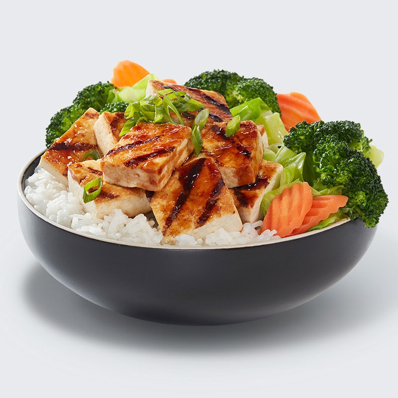 Order Tofu Veggie Bowl food online from Waba Grill store, Fountain Valley on bringmethat.com