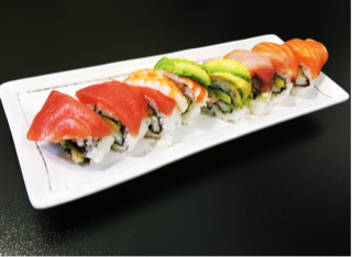 Order RAINBOW ROLL food online from Kaisen Don store, San Francisco on bringmethat.com