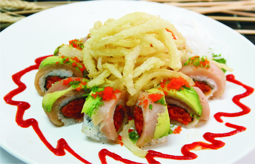 Order 31. Blooming Onion Roll food online from I Love Sushi store, Santa Clarita on bringmethat.com
