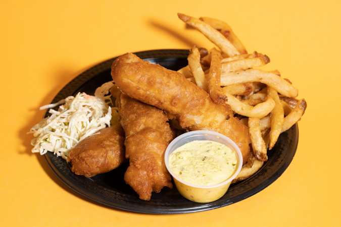 Order Fish & Chips Basket. food online from Earl Sandwiches store, Arlington on bringmethat.com
