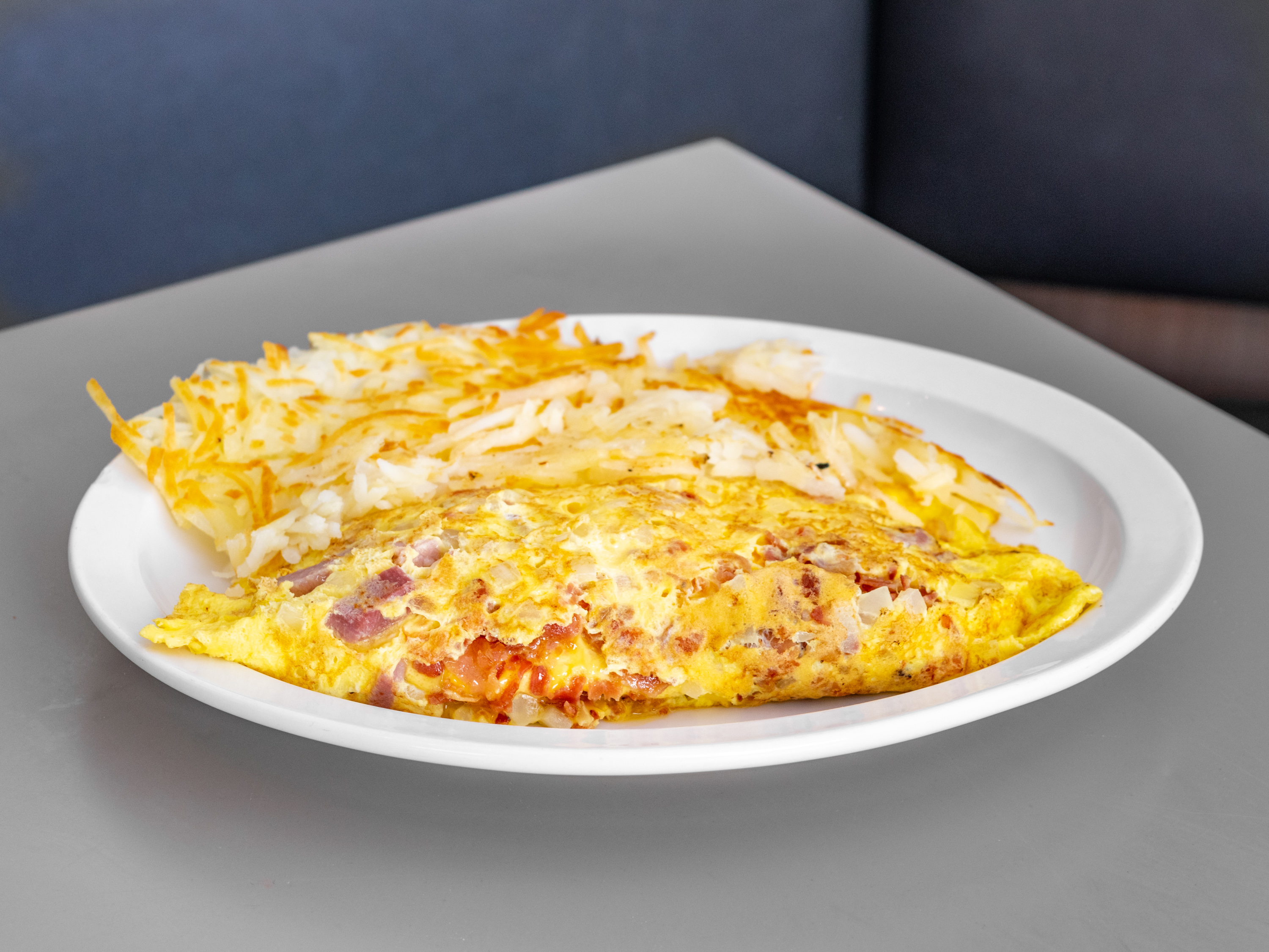 Order Farmers Omelette food online from Leo Coney Island On Tap (122 Oakes St Sw store, Grand Rapids on bringmethat.com