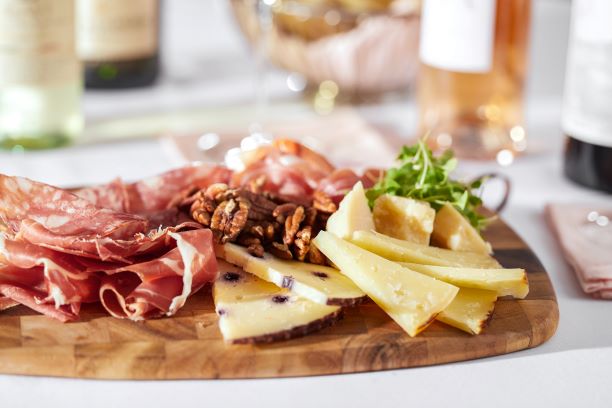 Order Assorted European Cheese Plate food online from Mr C Restaurant store, Los Angeles on bringmethat.com