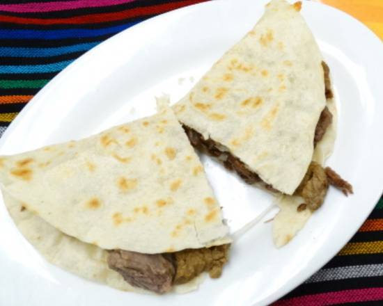 Order Quesadilla food online from El Patron Authentic Mexican Food store, Rancho Cucamonga on bringmethat.com