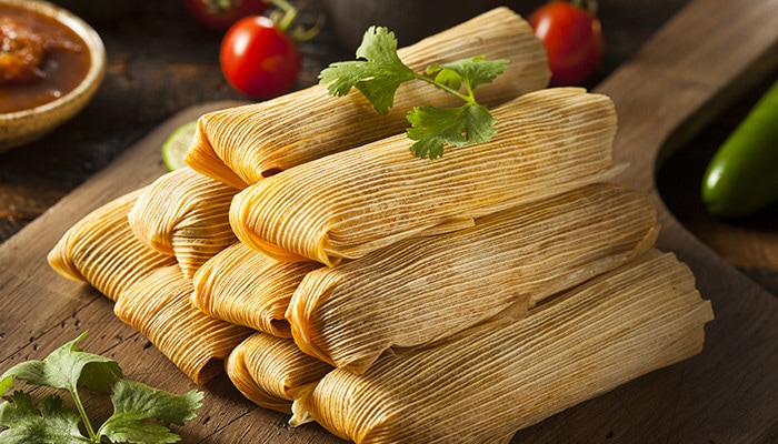 Order Tamale (Pork) food online from Pancho Mexican Grill store, Birmingham on bringmethat.com