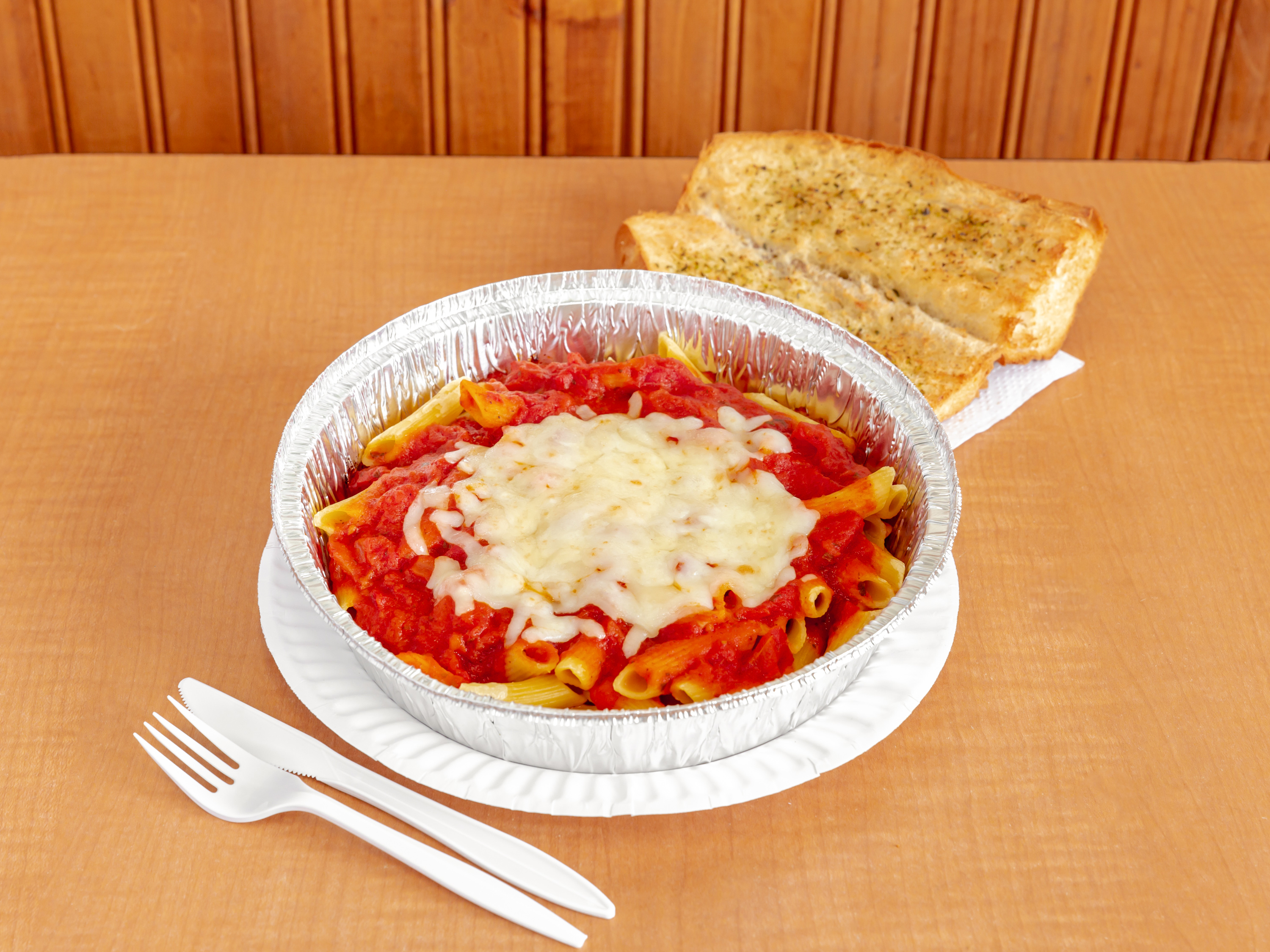 Order Ziti with Sauce and Cheese Dinner  food online from Villa Roma Pizza store, Tewksbury on bringmethat.com