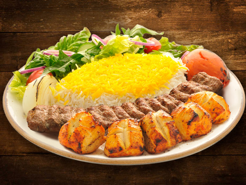 Order Combination Kabob 2 food online from Kabob Lounge store, Carmel Valley on bringmethat.com