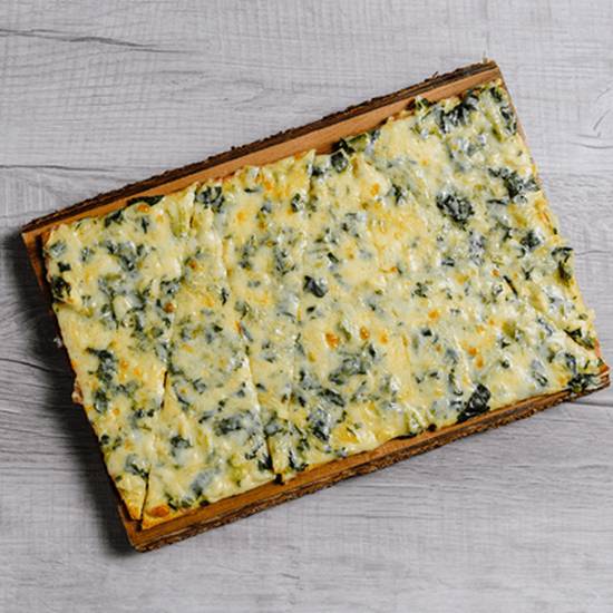 Order Spinach Artichoke Flatbre food online from Wood-N-Tap - Southington store, Southington on bringmethat.com