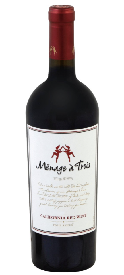 Order Menage A Trois Red 750 ml. food online from G & G Liquors store, Lawndale on bringmethat.com