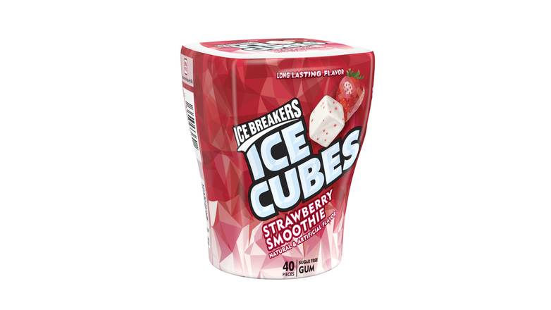 Order Ice Breakers Ice Cubes Strawberry Smoothie Sugar Free Gum - 40 Ct food online from Shell Rock Spring store, Bel Air on bringmethat.com