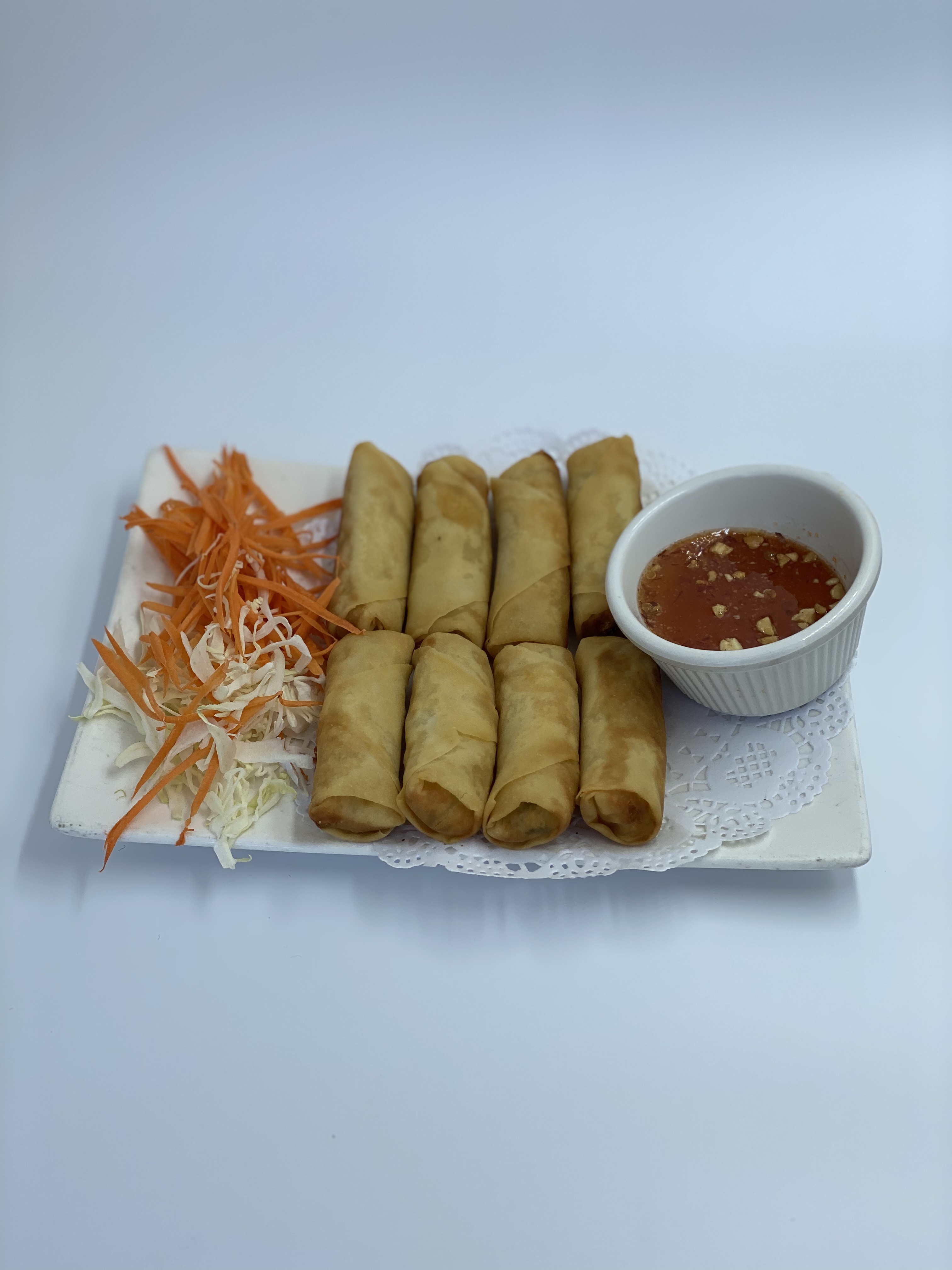 Order Thai Spring Rolls (8 pcs) food online from Spices Thai kitchen store, San Diego on bringmethat.com