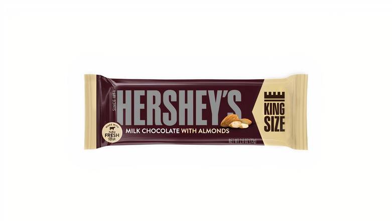Order Hershey's Milk Chocolate with Almonds King Size Candy Bar food online from Mac On 4th store, Alton on bringmethat.com