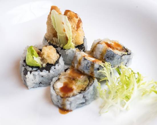 Order Chicken Tempura Roll food online from Fushimi Japanese Cuisine store, Brooklyn on bringmethat.com