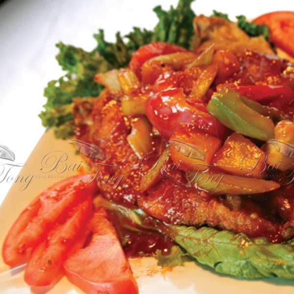 Order Sweet and Sour Fish food online from Bai Tong Thai Restaurant store, Issaquah on bringmethat.com