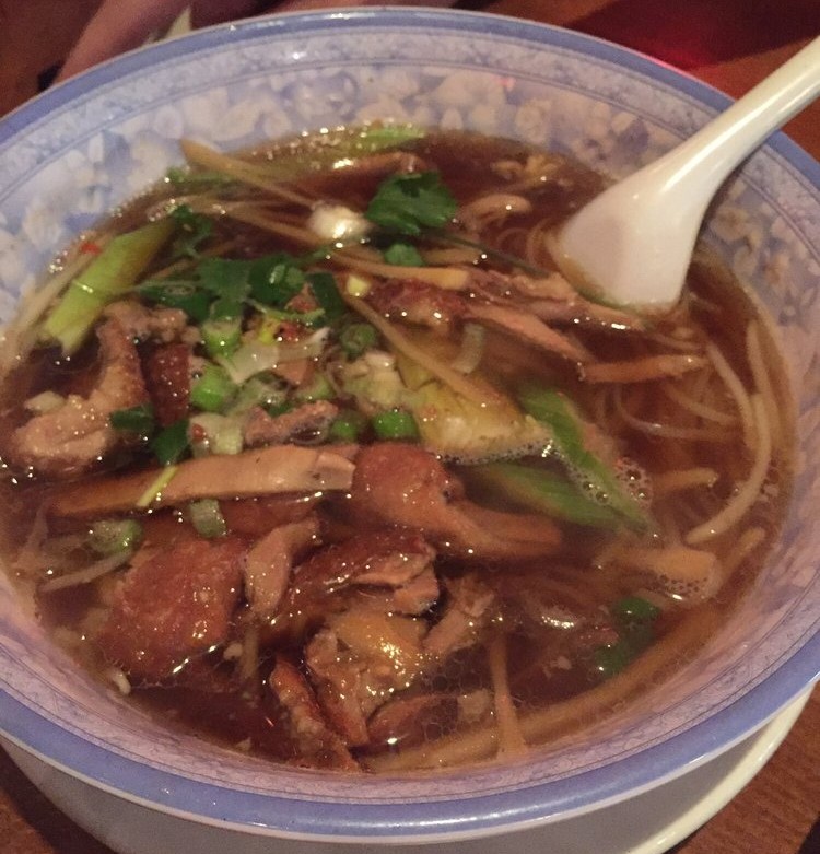 Order Duck Noodle Soup food online from Bangkok patio store, San Mateo on bringmethat.com