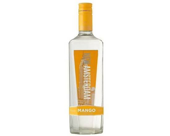 Order New Amsterdam Mango Flavored, 750mL vodka (35% ABV) food online from Central Liquor Market store, Los Angeles on bringmethat.com
