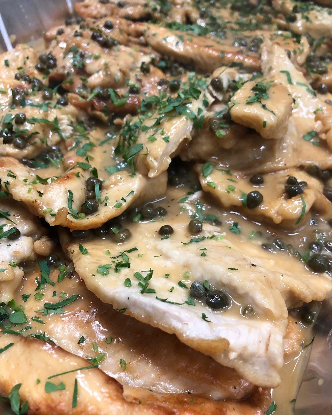 Order Chicken Piccata - Entree food online from Planet Pizza store, Ridgefield on bringmethat.com