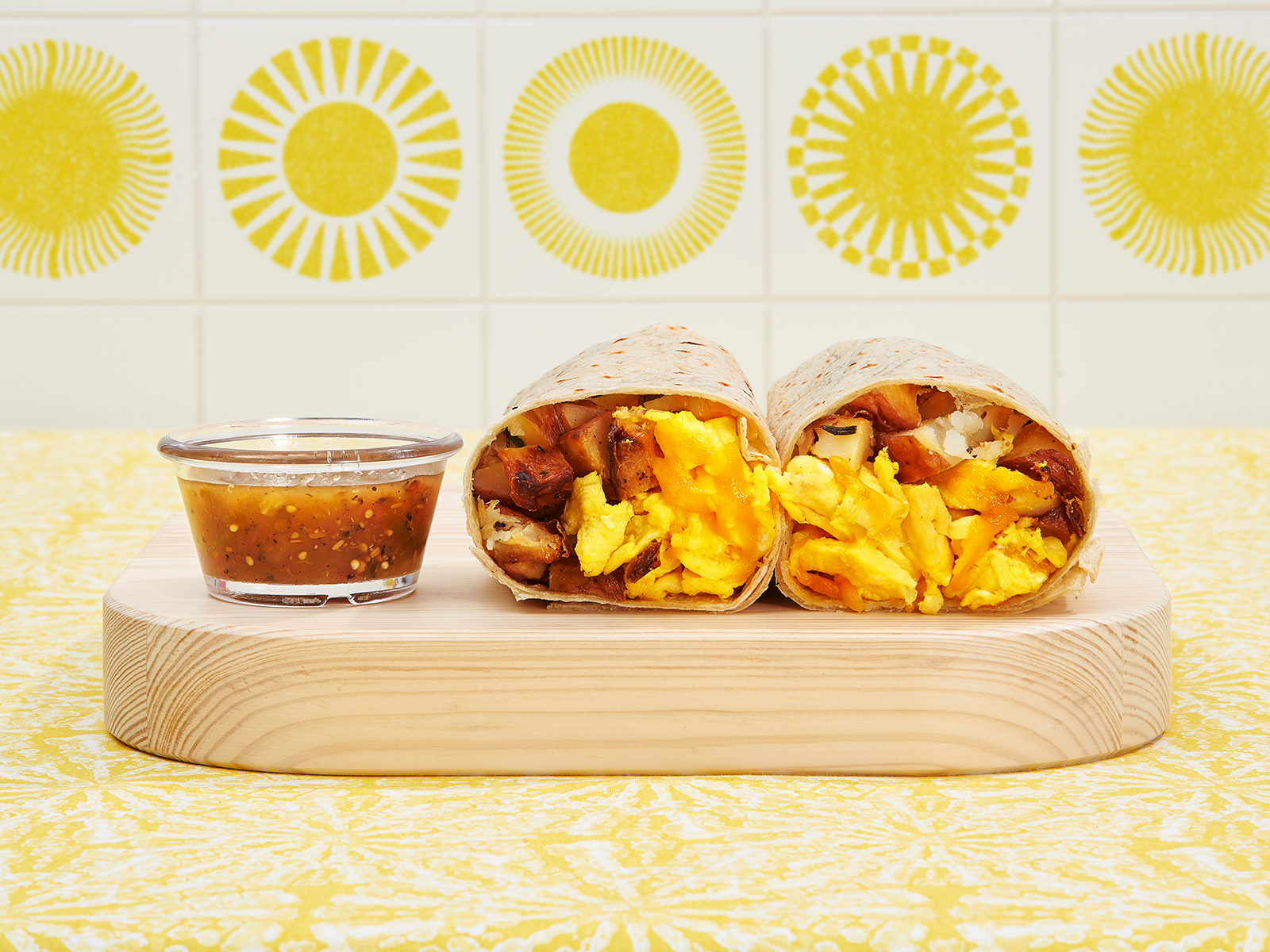 Order Basic Breakfast Burrito food online from Sunny & Fine Breakfast Burritos store, Sherman Oaks on bringmethat.com