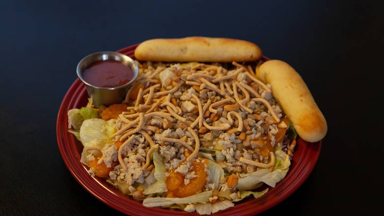 Order Asian Chicken Salad food online from Neighborhood Pizza Cafe store, Springfield on bringmethat.com