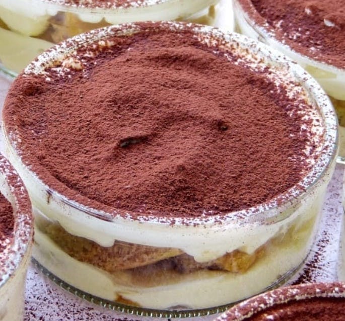 Order Tiramisu - Cup food online from Two Tony's Pizza store, Linden on bringmethat.com