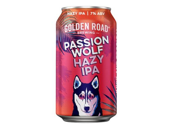 Order Golden Road Brewing Passion Wolf IPA - 6x 12oz Cans food online from Shell Beach Liquor & Deli store, Pismo Beach on bringmethat.com