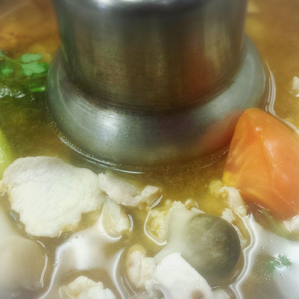 Order S1. Chicken Tom Yum Soup food online from Thai Bbq & Noodles store, Cypress on bringmethat.com