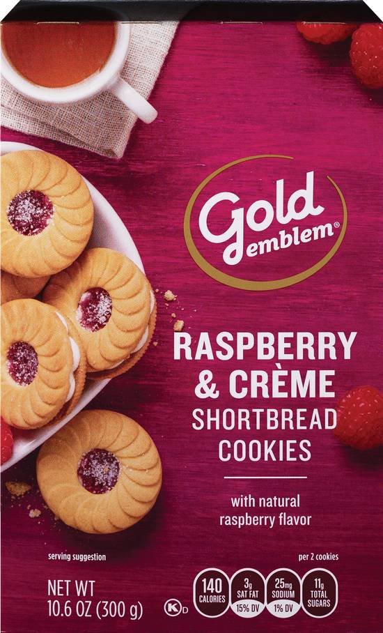 Order Gold Emblem  Raspberry Creme Shortbread Cookies food online from Cvs store, CENTRAL FALLS on bringmethat.com