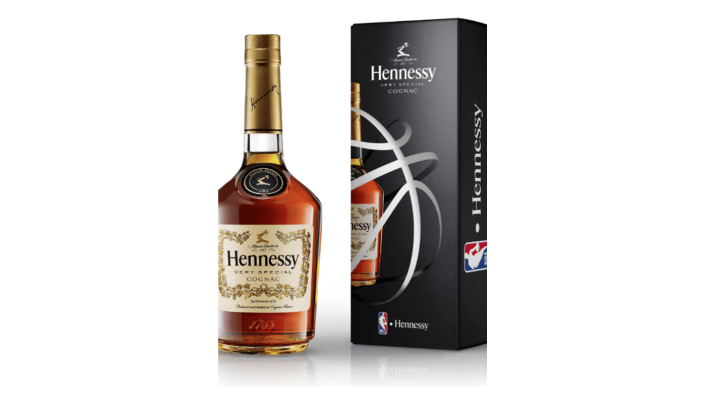 Order Hennessy V.S Cognac NBA Gift Box  750ml Bottle food online from M & M Liquor & Jr Market store, Anaheim on bringmethat.com