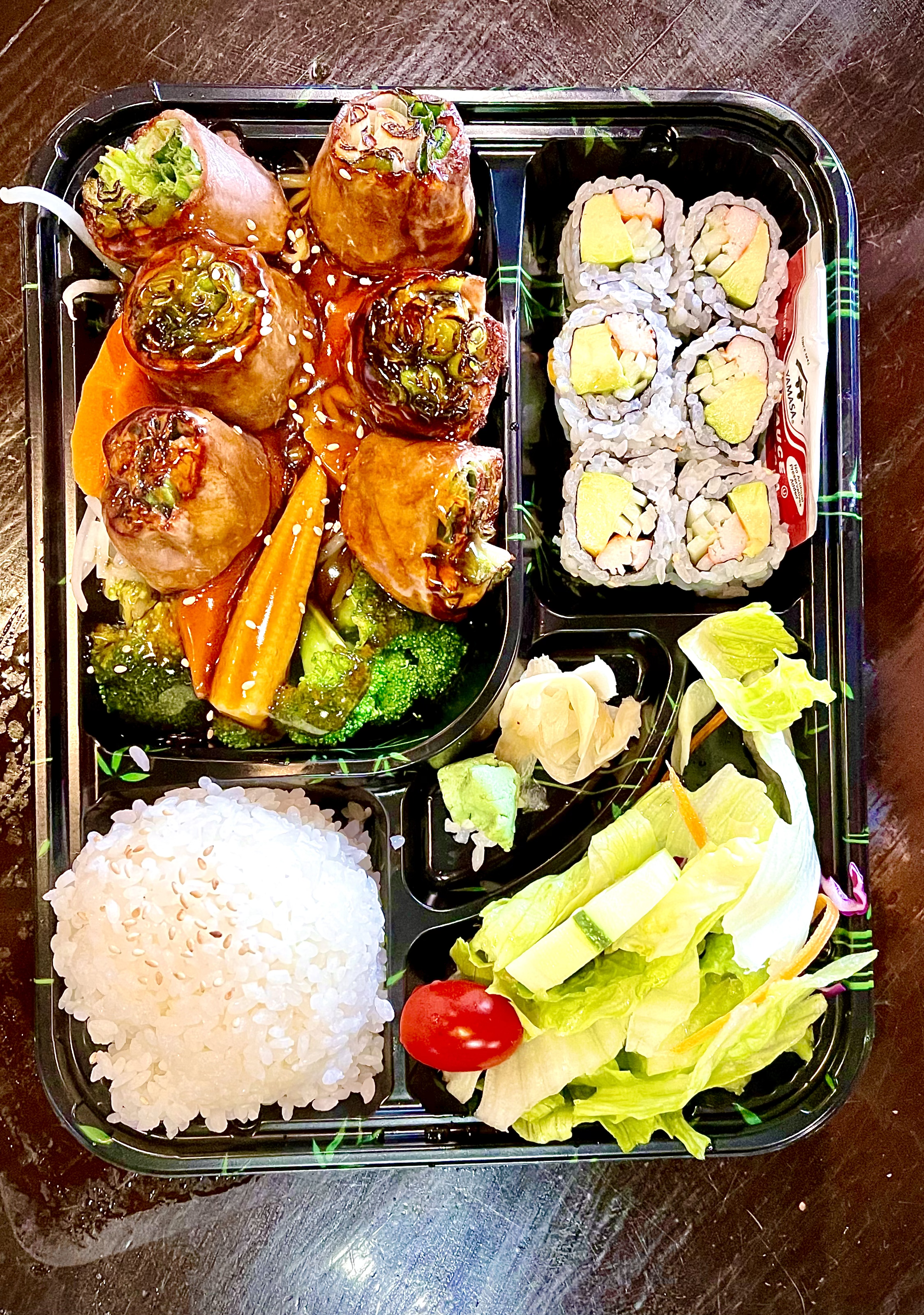 Order Negimaki Lunch Bento food online from Akimoto sushi store, New York on bringmethat.com