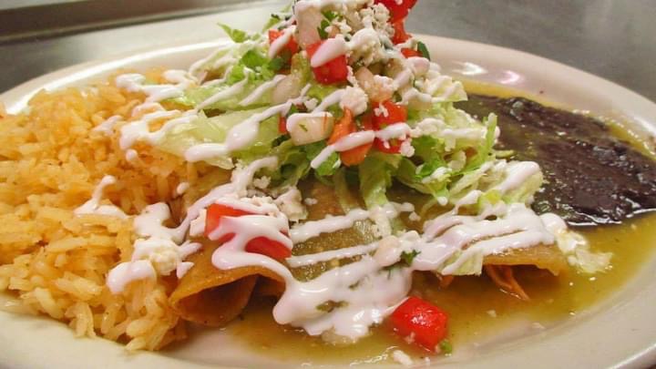 Order Suizas Enchiladas food online from Taco Town store, Pittsburgh on bringmethat.com