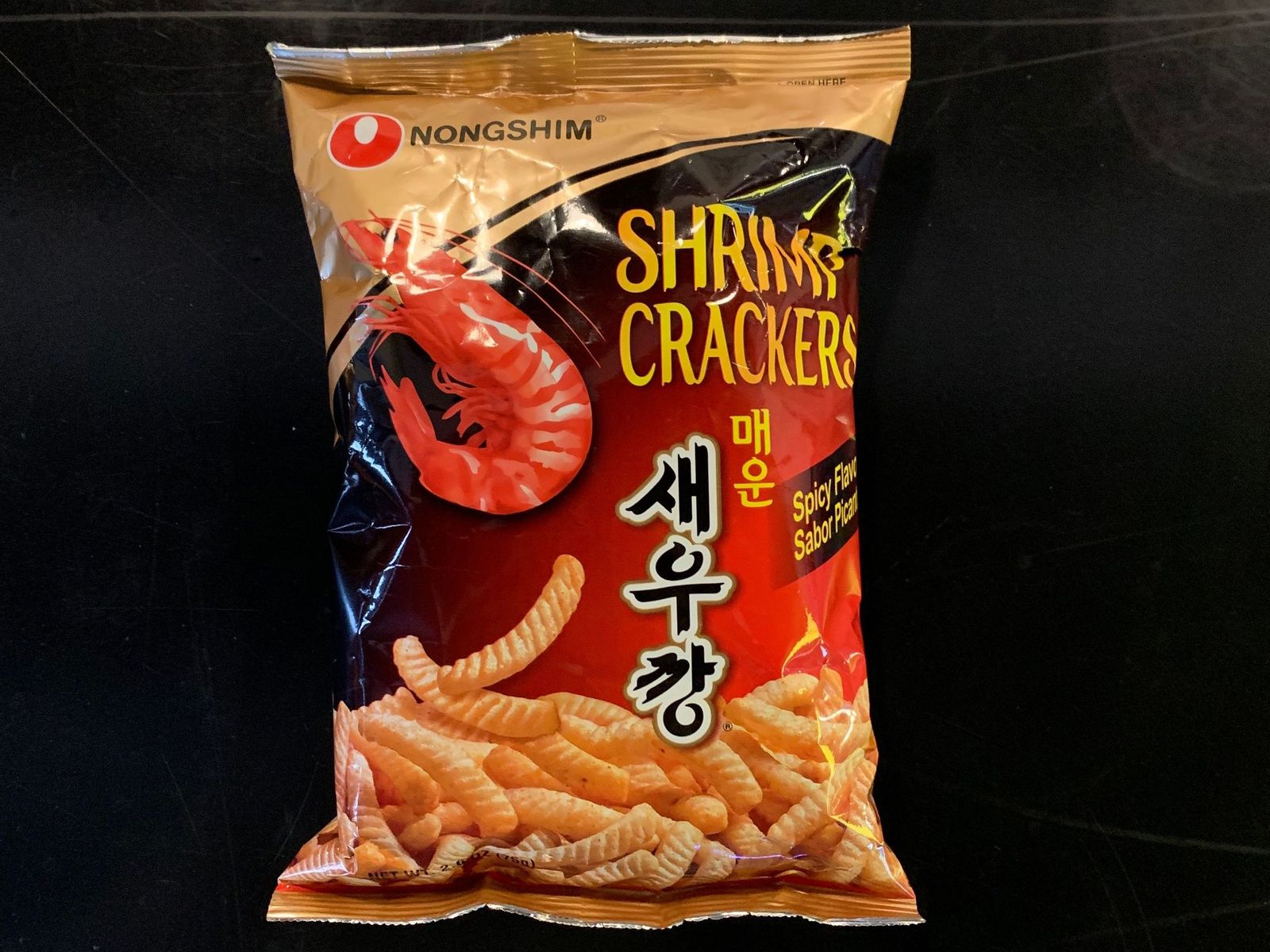 Order Nongshim Spicy Shrimp Crackers food online from Phodega store, Chicago on bringmethat.com