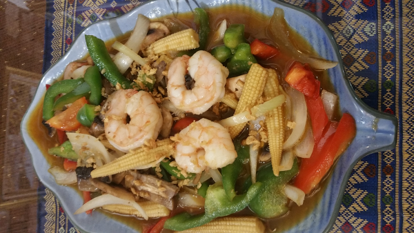 Order 57. Garlic Prawns food online from Thai House Restaurant store, Danville on bringmethat.com