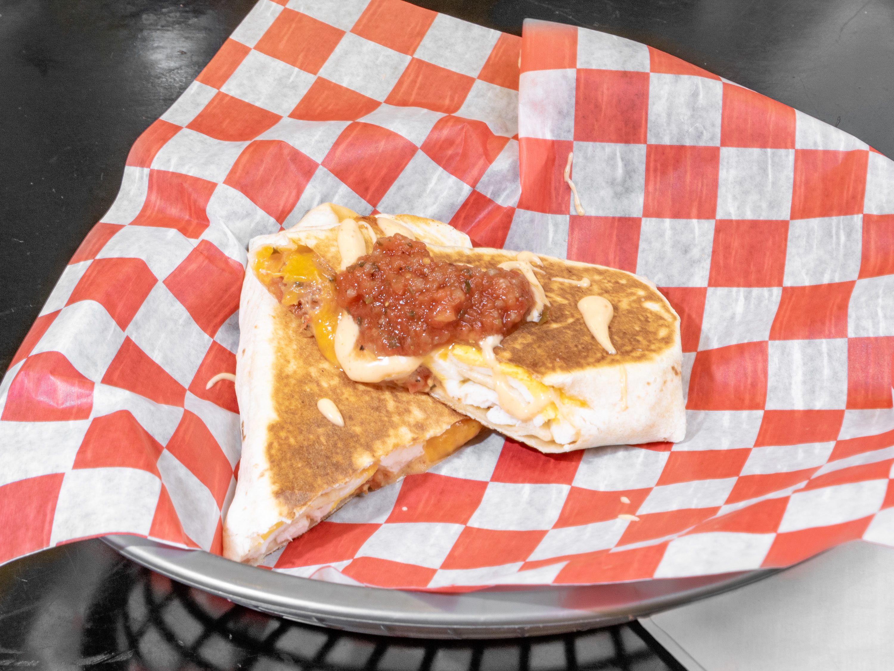 Order Southwest Breakfast Wrap food online from Glorious Beans Coffee And Teas store, Madison on bringmethat.com