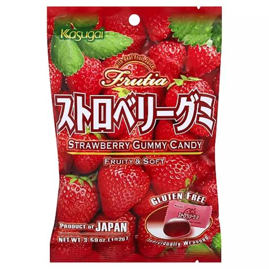 Order Kasugai Frutia Gummy Candy - Strawberry food online from IV Deli Mart store, Goleta on bringmethat.com