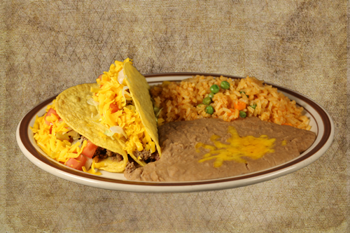 Order Crispy Taco Dinner food online from La Playa Maya store, Fort Worth on bringmethat.com