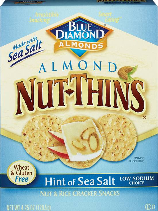 Order Blue Diamond Nut Thins, Hint of Sea Salt, 4.25 OZ food online from Cvs store, FARGO on bringmethat.com