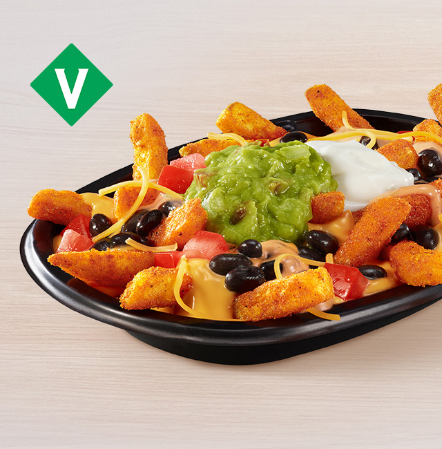 Order 7 Layer Nacho Fries - Veggie food online from Taco Bell store, Cairo on bringmethat.com