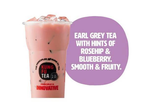 Order Rosehip Milk Tea food online from Kung Fu Tea & Tkk Fried Chicken store, Williamsburg on bringmethat.com