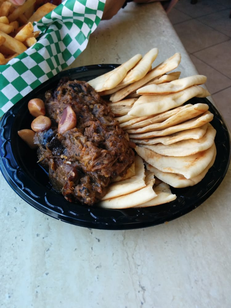 Order Roasted Eggplant food online from Pita King store, Escondido on bringmethat.com