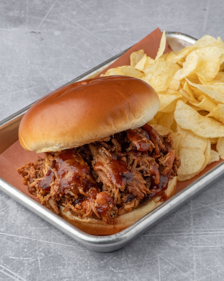 Order Pulled Chicken Sandwich food online from Local Smoke Bbq store, Neptune on bringmethat.com