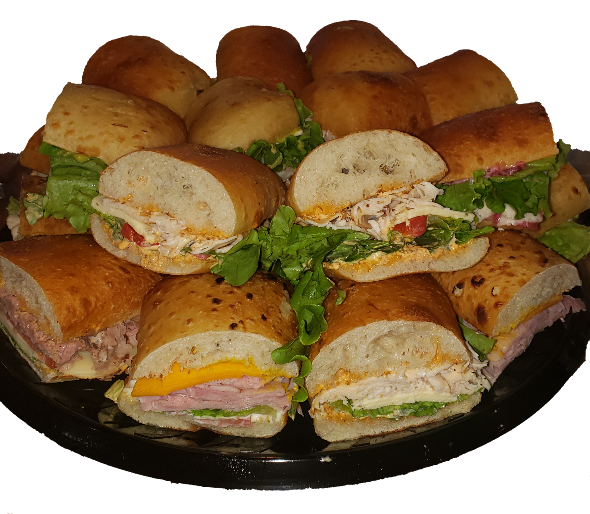Order Sandwich platter food online from Jitters Cafe store, North Chili on bringmethat.com
