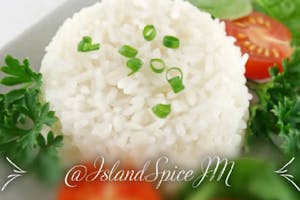 Order White Rice food online from Island Spice Jamaican Restaurant store, Leavenworth on bringmethat.com