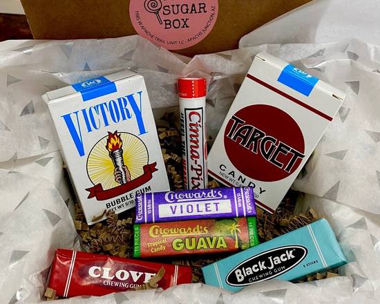 Order Nostalgic Candy Box - Assorted Old School Candy food online from The Sugar box store, Apache Junction on bringmethat.com