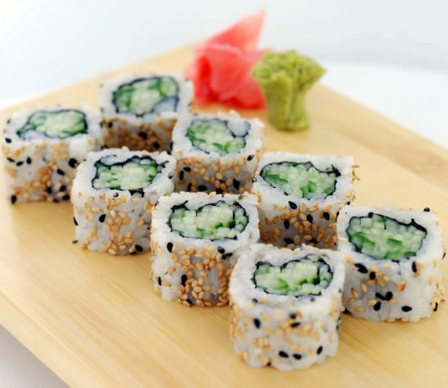 Order Cucumber Roll food online from Wings Station store, Suwanee on bringmethat.com
