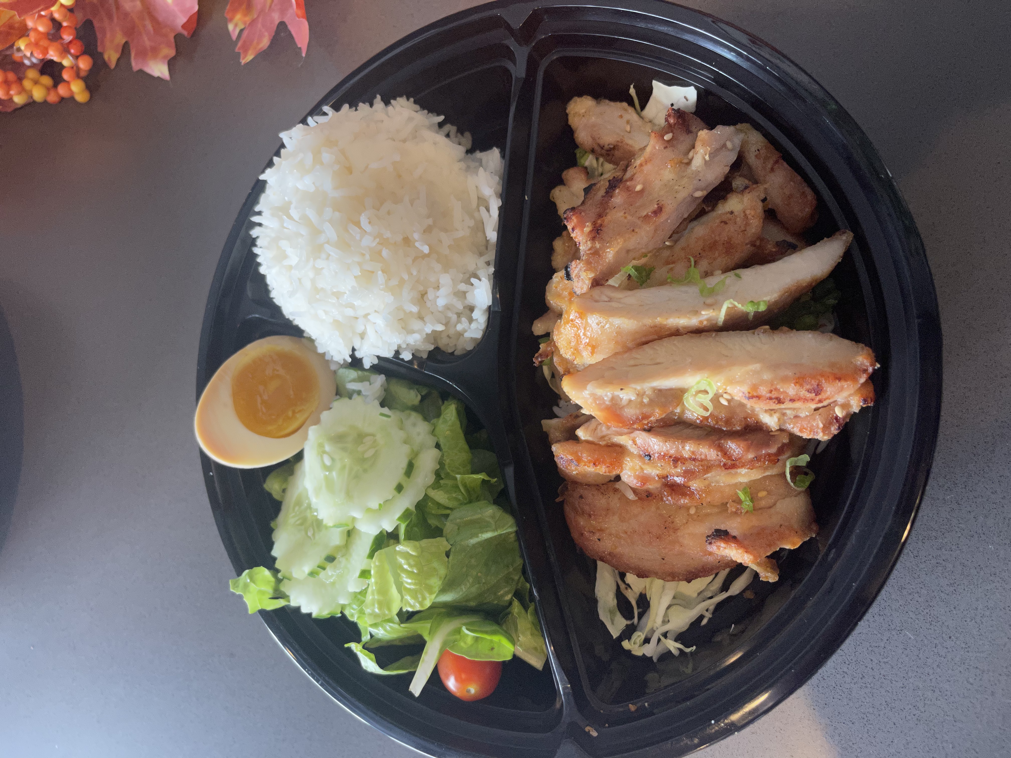 Order Chicken Teriyaki Bento food online from Poke Zone store, Oakland on bringmethat.com