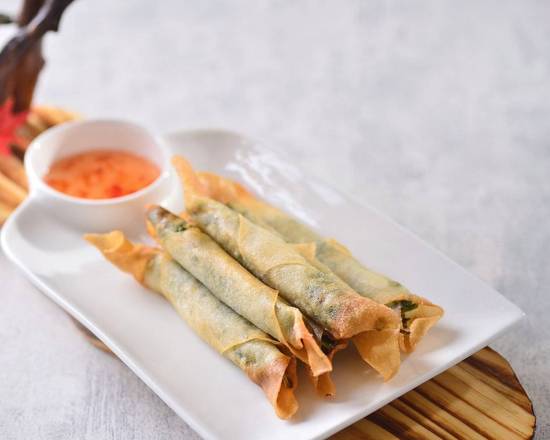 Order Cilantro Flounder Fish Roll food online from Fire Stone Chinese Cusine store, Kennesaw on bringmethat.com