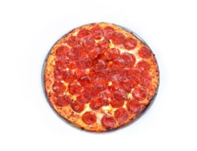 Order Good Fellas Mega Pepperoni Pizza - Small 10'' food online from Curry Pizza Company store, Fresno on bringmethat.com