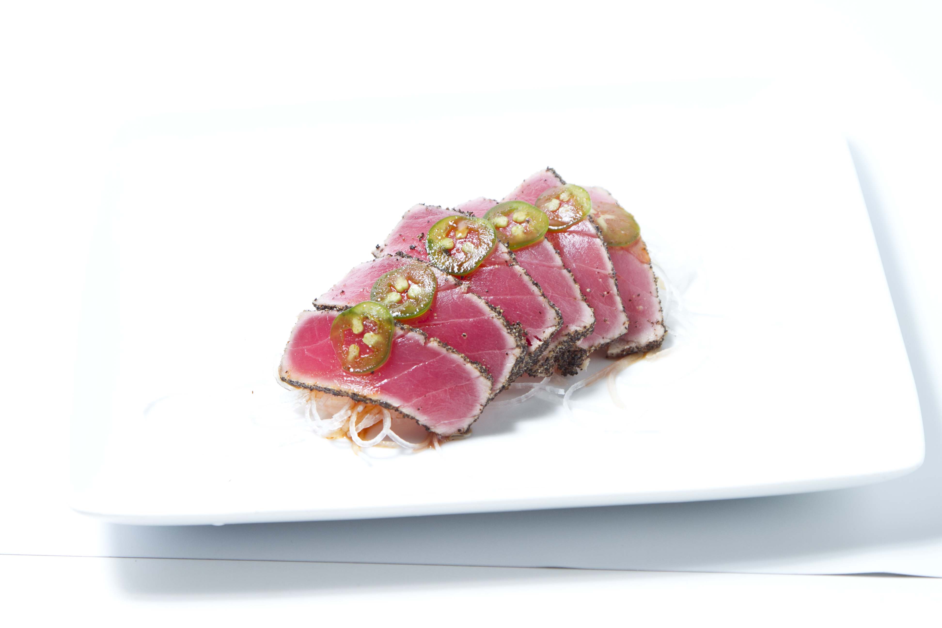 Order Tuna Tataki food online from Black Sesame store, Irving on bringmethat.com